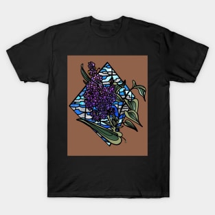 Lilac stained glass T-Shirt